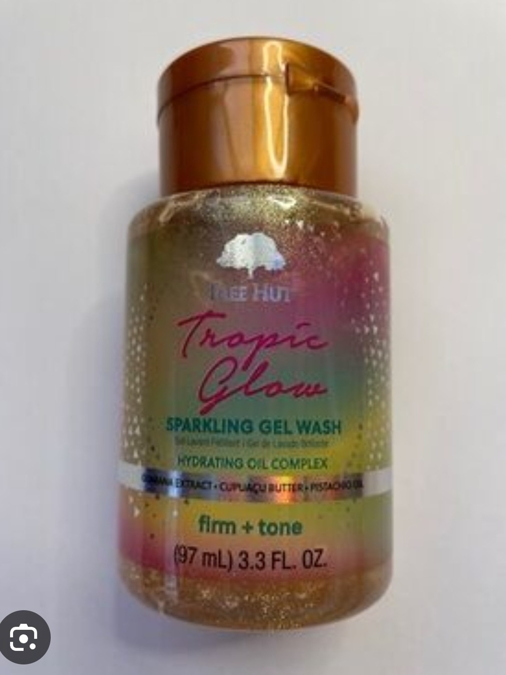 Tree Hut Tropic Glow Sparkling Gel Wash - 3.3fl Oz BNIB